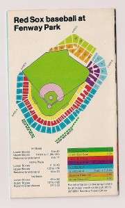 1984 Boston Red Sox Tri Fold Pocket Schedule Wade Boggs Front  
