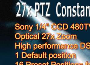 2x CCTV PTZ 27x Zoom D/N Dome Camera &1x controller kit  