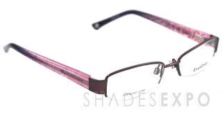 NEW Bebe Eyeglasses BB 5027 PLUM 002/PLUM BASHFUL AUTH  