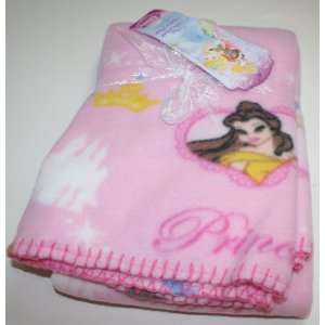  Disney Princess Plush Toddler Blanket 30x43 Baby