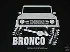 Early Ford Bronco_Flexing   Classic_ Sticker/Decal 04