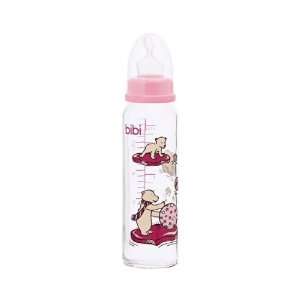  Bibi Glass 240ml   Pink Baby