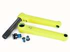 Eclat Tibia 2 pc chromoly cranks 175mm Neon Yellow NEW