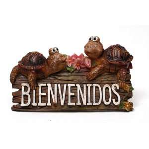  Bienvenidos Turtle Plaque 