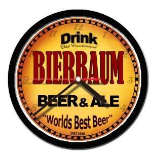  BIERBAUM beer and ale cerveza wall clock 