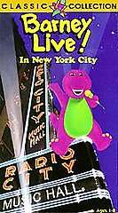 Barney   Live In New York City VHS, 1994, Classic Collection  