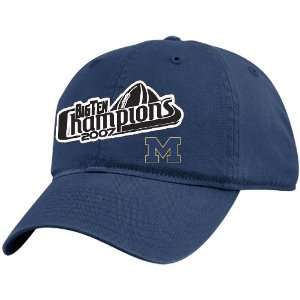   Blue 2007 Big Ten Conference Champions Adjustable Unstructured Hat
