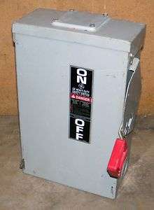 Safety Switch Disconnect 30 amp CAT# THN3361R (3R enclosure 