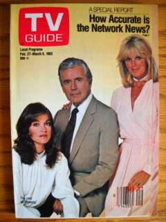 This is a TV Guide with The Dynasty Cast featuring John Forsythe 