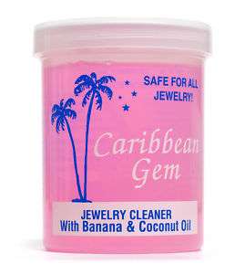 Caribbean Gem Banana & Coconut Oil Jewelry Cleaner 8oz  