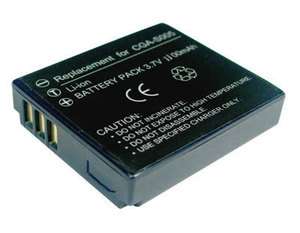 Battery for Panasonic CGA S005A DMW BCC12 Lumix DMC FX9 1100mAh 3.7V 