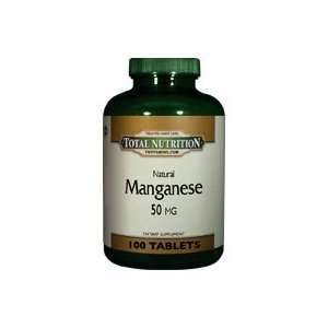  Manganese 50 Mg Tablets   100 Tablets Health & Personal 