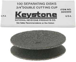 100pc 3/4 Cup Separating Disks, 1/16 hole, BES15  