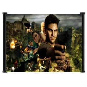  Uncharted 2 Among Thieves Game Fabric Wall Scroll Poster 