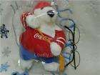 Coca Cola Polar Bear Ice Hockey Doll 8.6