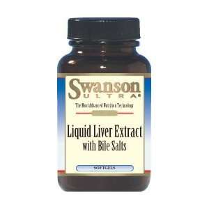 Liquid Liver Extract w/Bile Salts 60 Sgels by Swanson 