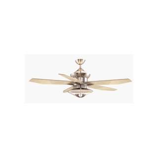 Monte Carlo 5ILR56BSR Illumitech Ceiling Fan Brushed Steel Finish with 