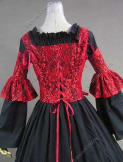 Victorian Corset Lace Lolita Dress Ball Gown Prom 112 L  