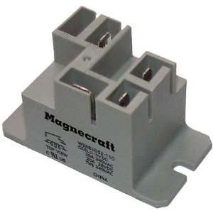  MAGNECRAFT 9AS1A52 24 Relay,Power,4 Pin,SPST NO,30A,24VAC 
