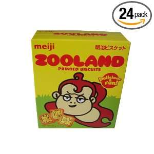 Meiji Cookie Zoo Land, 2.5 Ounce Units Grocery & Gourmet Food