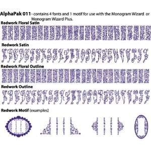  AlphaPak 11 for Monogram Wizard and Monogram Wizard Plus 