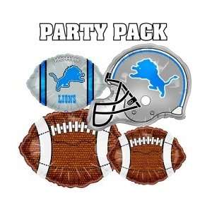  Detroit Lions Party Pack Balloons 15 Pack Sports 