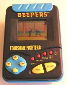 Tiger Electronics FEARSOME FIGHTER Vintage Electronic Handheld Hand 