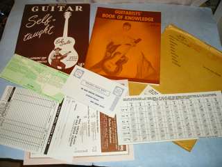 Vintage Guitar Instruction & Music Books Ed Sale  