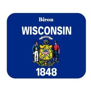  US State Flag   Biron, Wisconsin (WI) Mouse Pad 