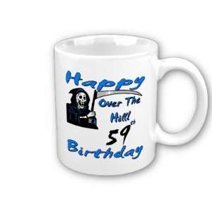  Over the Hill 59th Birthday Coffee Mug 