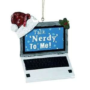  Talk Nerdy To Me Computer Christmas Ornament #W30216 