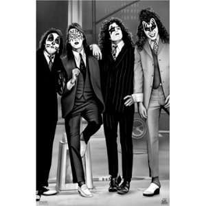  Kiss Poster Rock Gene Simmons Mint Ace Era 9096