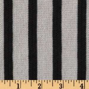  62 Wide Lace Stripes Black Fabric By The Yard Arts 