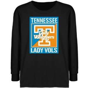  NCAA Tennessee Lady Vols Youth Black Stencil Long Sleeve T 