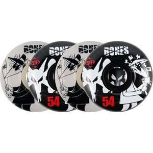  Bones STF Rat Vs Rat 54mm Black & White Mix Up Wheels (Set 