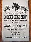 morgan horse show 14th annual mid atlantic devon pa poster jeanne 