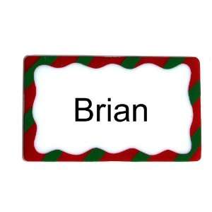  Brian Personalize Christmas Name Plate 