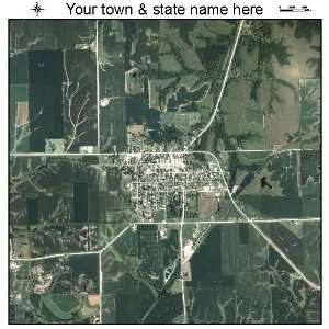  Aerial Photography Map of Brighton, Iowa 2011 IA 