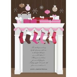  Magical Mantle   Pink & Brown Invitations Health 