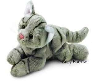 RUSS Berrie Yomiko Classics Grey Tabby Cat Soft Plush Toy Small Called 