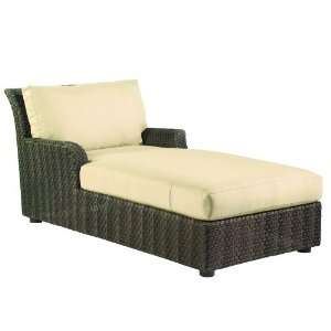   S530041, All Weather Wicker Cushion Chaise Lounge