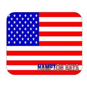  US Flag   Hampton Bays, New York (NY) Mouse Pad 