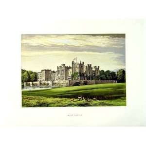  1880 RABY CASTLE STAINDROP DURHAM DUKE CLEVELAND PRINT 