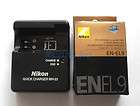 MH 23 Battery Charger For Nikon EN EL9 D40 D40X D60 D5000 D3000