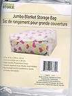 The Home Store JUMBO BLANKET Zipper Storage Bag 21x25x11 NIP