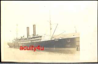 SS Sonoma Pacific Coast Passenger Steamship RPPC  