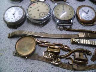 large job lot of mid 20th century watches, spares or repairs.  