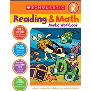  Reading & Math Jumbo Workbook Prek