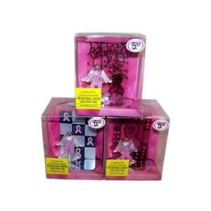  Think Pink Hand Blown Glass Angels Case Pack 6
