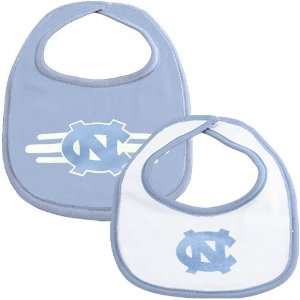   Carolina Tar Heels (UNC) Carolina Blue & White 2 Pack Infant Bib Set